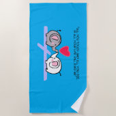 Serviette De Plage Tout ce que vous touchez (Devant)