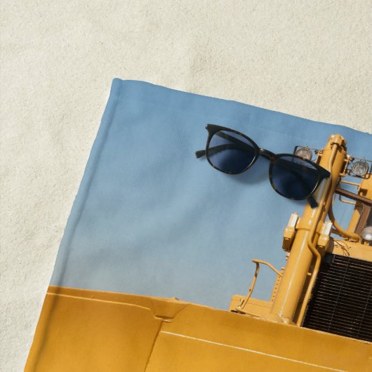 Serviette De Plage Tracteurs de construction (En situation)