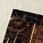 Serviette De Plage Train à vapeur en cuivre vapeur (En situation)