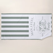 Serviette De Plage Trait de plage moderne Scottsdale (Devant)