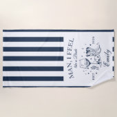 Serviette De Plage Trait de plage moderne Scottsdale (Devant)