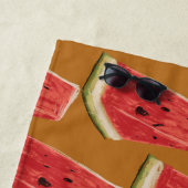 Serviette De Plage Tranches de pastèque (En situation)