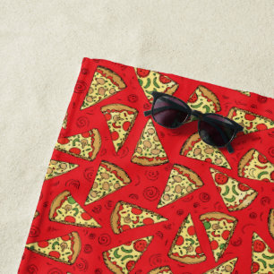 Serviette De Plage Tranches de pizza