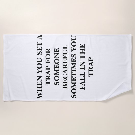 Serviette De Plage TRAP Beach Towel (Devant)