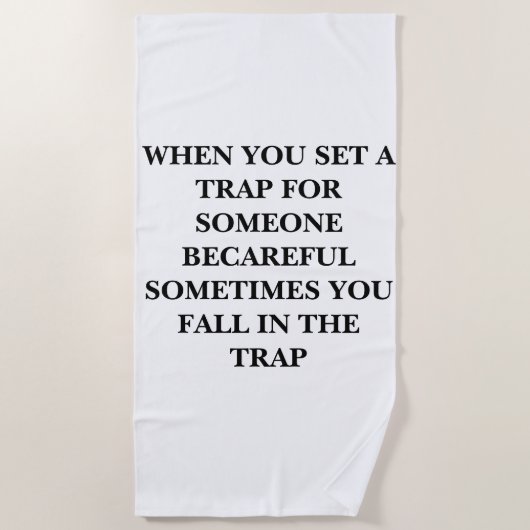 Serviette De Plage TRAP Beach Towel (Devant)