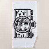 Serviette De Plage Travel Beach Photography Camera   (Devant)