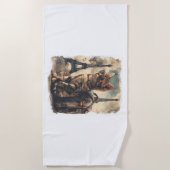 Serviette De Plage Travel Buddy Cat (Devant)