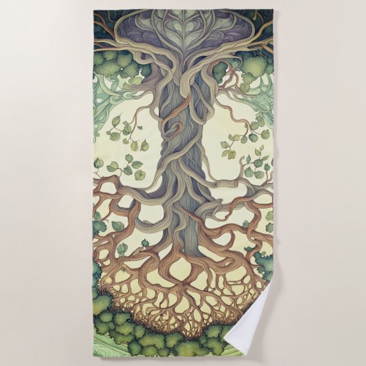Serviette De Plage Tree of Life (Devant)