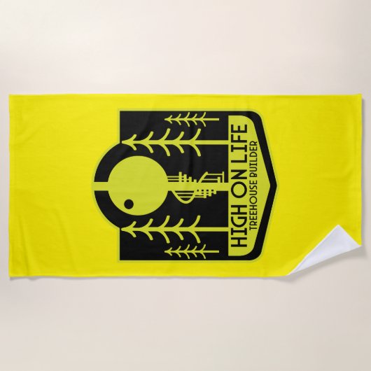 Serviette De Plage Treehouse Boy Retour À L'École (Devant)