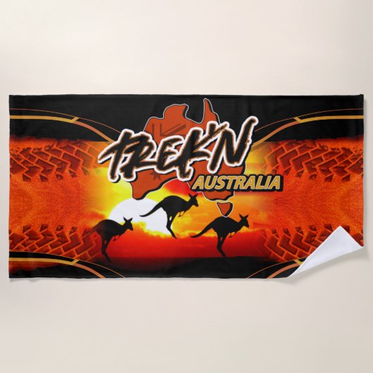 Serviette De Plage Trék'n Australia Towel (Devant)