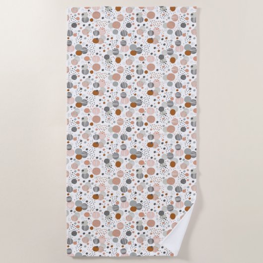 Serviette De Plage Trendy dots pattern bath towel (Devant)