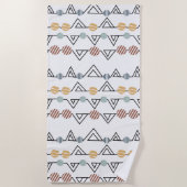 Serviette De Plage Triangles de Bauhaus (Devant)