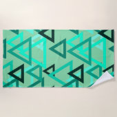 Serviette De Plage Triangles écartés (Devant)