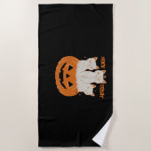Serviette De Plage Trick ou Treat cats Classic T-Shirt (Devant)