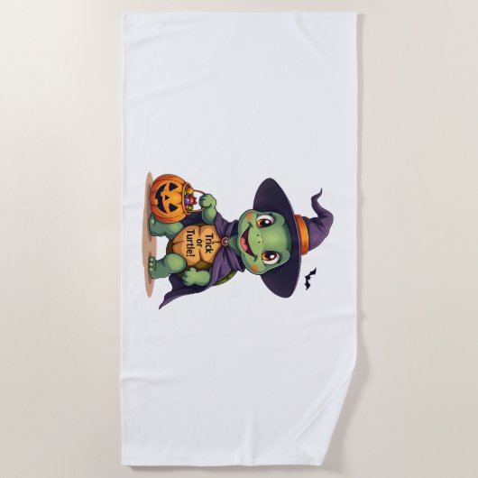 Serviette De Plage Trick ou Turtle (Devant)