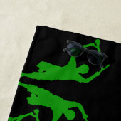 Serviette De Plage Tricks de pilote de scooter libre Pro (En situation)