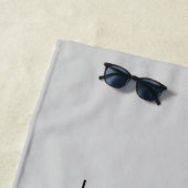 Serviette De Plage Trinidad Fièrement Pride GREY (En situation)