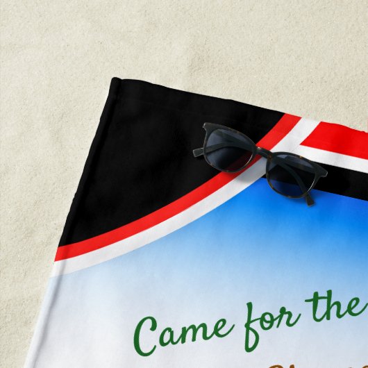 Serviette De Plage Trinité-et-Tobago - Îles au soleil (En situation)