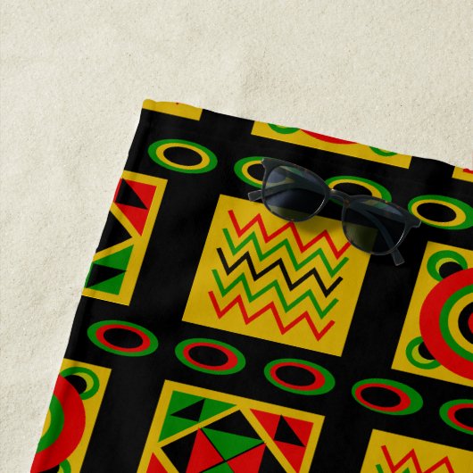 Serviette De Plage Triplés (En situation)