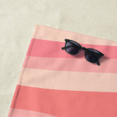 Serviette De Plage Trippy Dream Pastel Blush Pink Retro Abstrait (En situation)