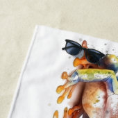 Serviette De Plage Trois petites grenouilles (En situation)