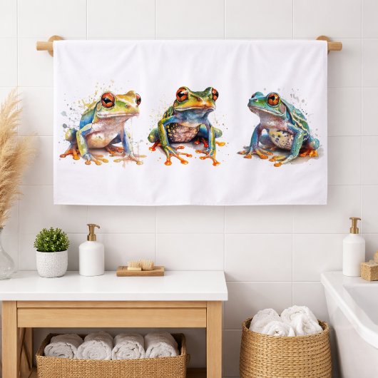 Serviette De Plage Trois Petits Grenouilles