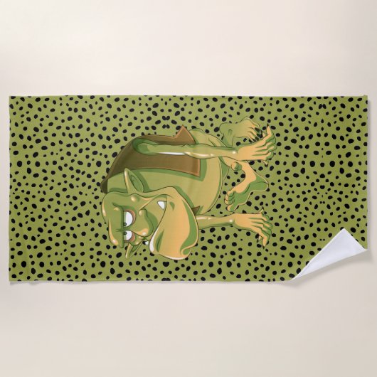 Serviette De Plage Troll laid (Devant)