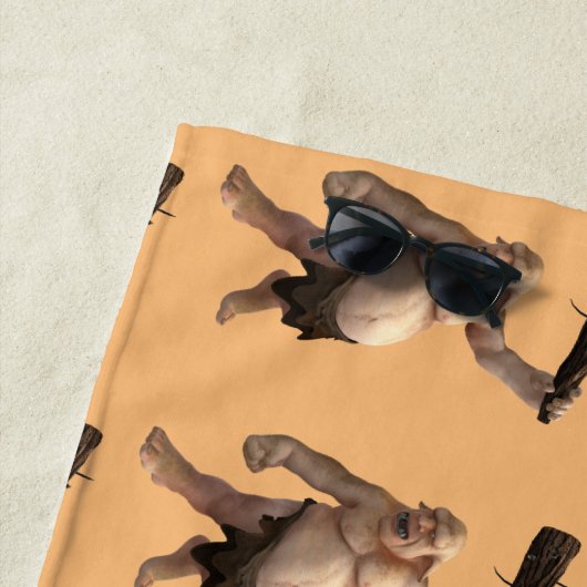 Serviette De Plage Troll moche Thunder_Cove (En situation)