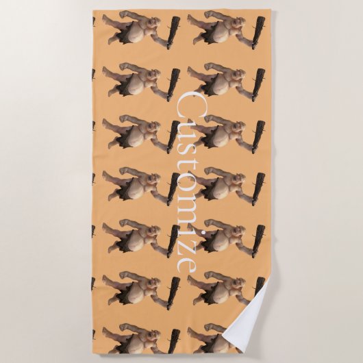 Serviette De Plage Troll moche Thunder_Cove (Devant)