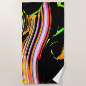Serviette De Plage Tronc de lignes (Devant)
