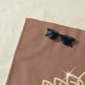 Serviette De Plage Trop Glam Pour Se Soucier – Citation Chic (En situation)
