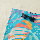 Serviette De Plage Tropical (En situation)