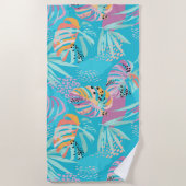 Serviette De Plage Tropical (Devant)