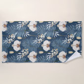 Serviette De Plage Tropical (Devant)