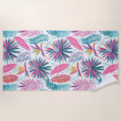 Serviette De Plage Tropical (Devant)