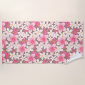 Serviette De Plage Tropical (Devant)