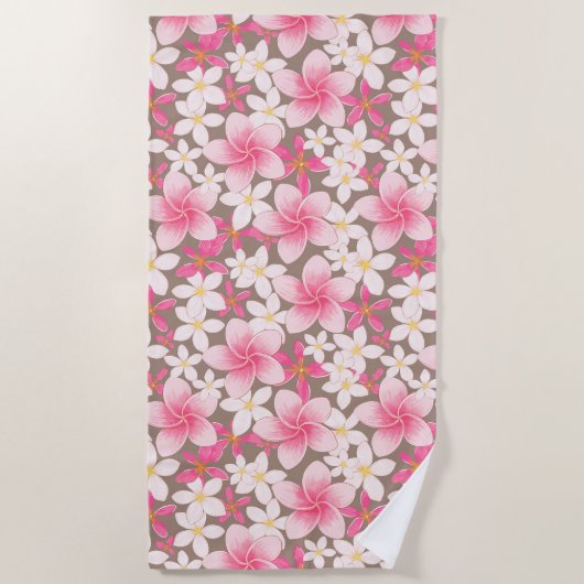 Serviette De Plage Tropical (Devant)