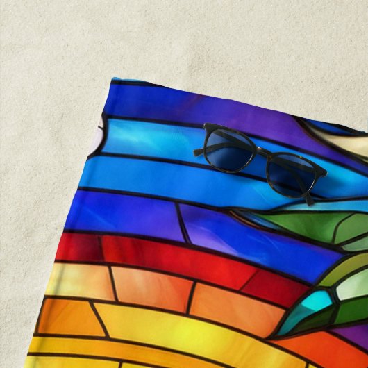 Serviette De Plage Tropical (En situation)