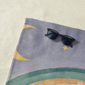 Serviette De Plage Tropical Celestial Shore (En situation)