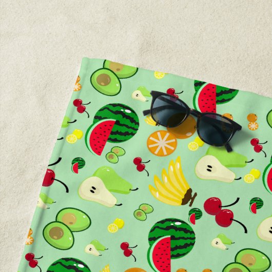Serviette De Plage Tropical Frenzy Lance Blanket (En situation)