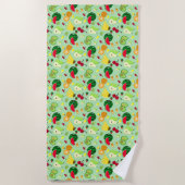 Serviette De Plage Tropical Frenzy Lance Blanket (Devant)