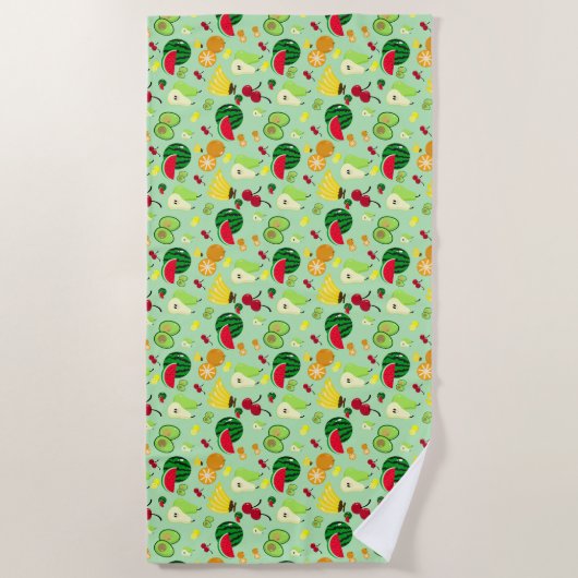Serviette De Plage Tropical Frenzy Lance Blanket (Devant)