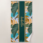 Serviette de plage Tropical Hawaiian (Devant)