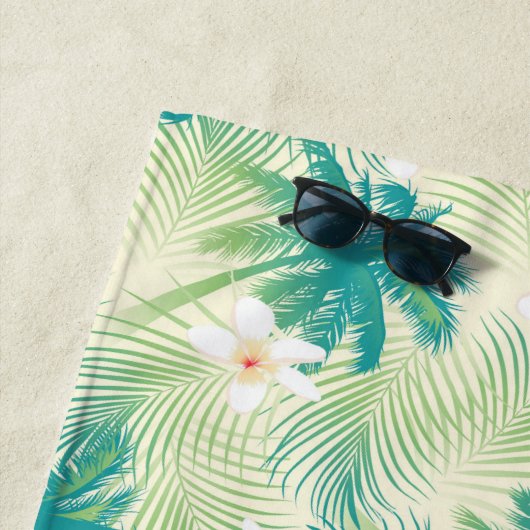 Serviette De Plage Tropical Island (En situation)