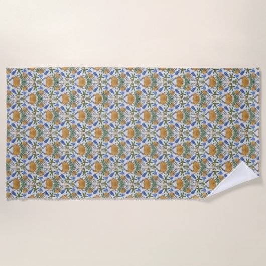 Serviette de plage Tropical Marine Life (Devant)