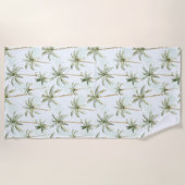 Serviette De Plage Tropical Palm Trees (Devant)