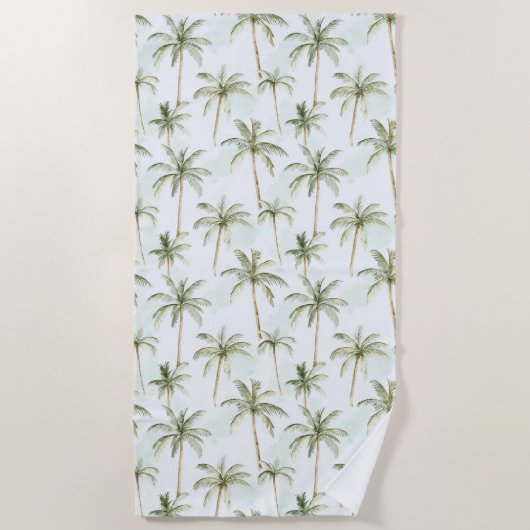 Serviette De Plage Tropical Palm Trees (Devant)