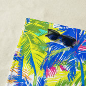 Serviette de plage Tropical Palms (En situation)