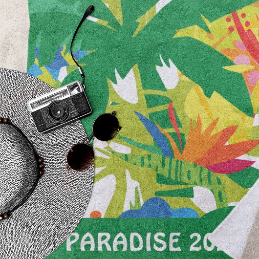 Serviette de plage Tropical Paradise