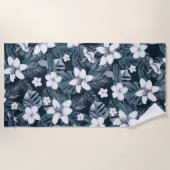 Serviette De Plage Tropical personnalisé (Devant)